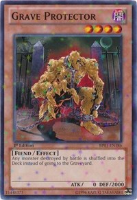 Grave Protector [BP01-EN186] Starfoil Rare | Mega City Incorporated