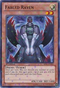 Fabled Raven [BP01-EN205] Starfoil Rare | Mega City Incorporated