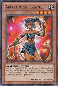 Amazoness Trainee [BP01-EN213] Starfoil Rare | Mega City Incorporated