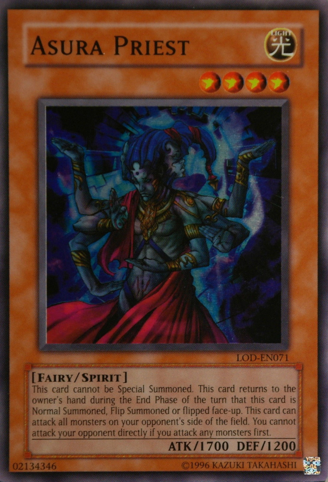 Asura Priest [LOD-EN071] Super Rare | Mega City Incorporated