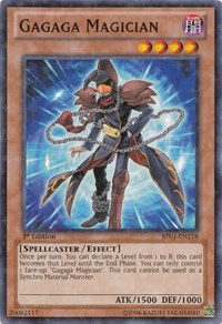 Gagaga Magician [BP01-EN218] Starfoil Rare | Mega City Incorporated