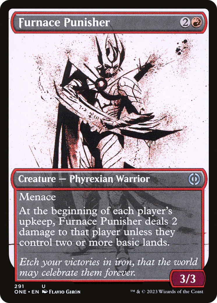 Furnace Punisher (Showcase Ichor) [Phyrexia: All Will Be One] | Mega City Incorporated