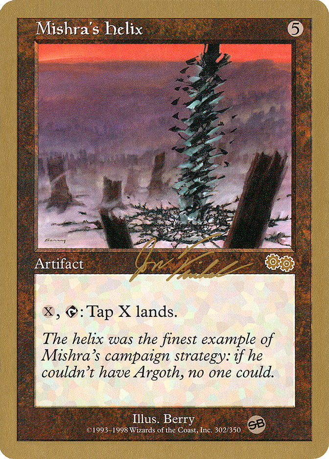 Mishra's Helix (Jon Finkel) (SB) [World Championship Decks 2000] | Mega City Incorporated