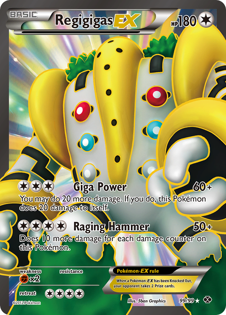 Regigigas EX (99/99) [Black & White: Next Destinies] | Mega City Incorporated