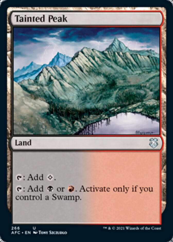 Tainted Peak [Dungeons & Dragons: Adventures in the Forgotten Realms Commander] | Mega City Incorporated