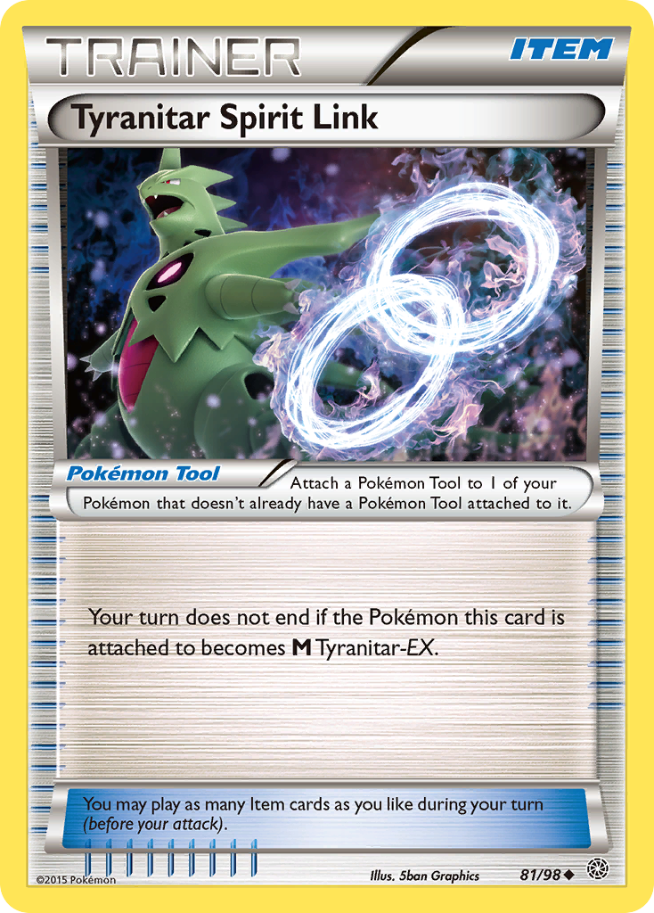 Tyranitar Spirit Link (81/98) [XY: Ancient Origins] | Mega City Incorporated