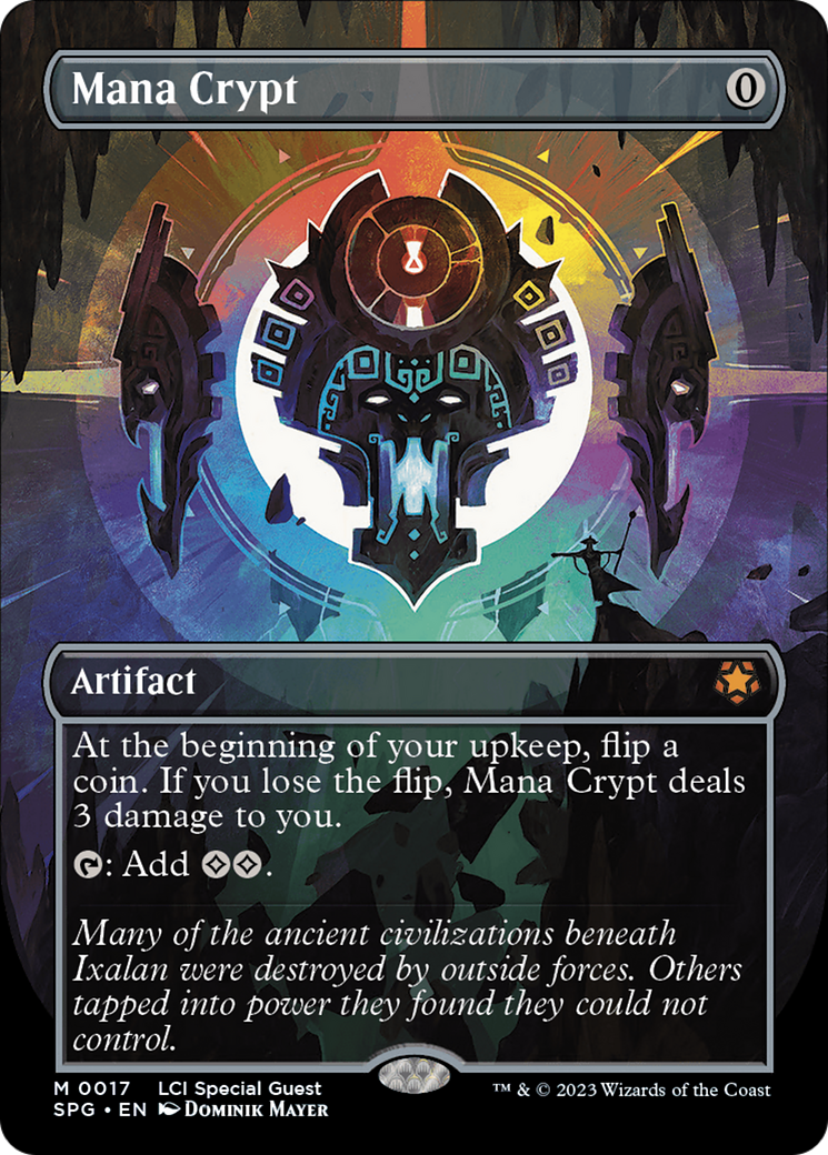 Mana Crypt (Borderless) [The Lost Caverns of Ixalan Special Guests] | Mega City Incorporated