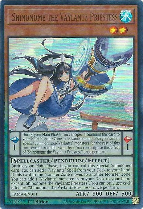 Shinonome the Vaylantz Priestess [TAMA-EN001] Ultra Rare | Mega City Incorporated