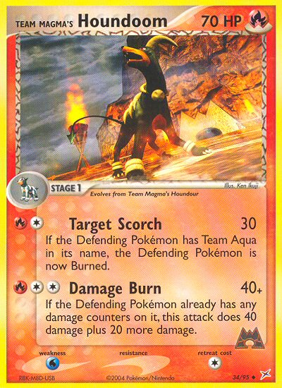 Team Magma's Houndoom (34/95) [EX: Team Magma vs Team Aqua] | Mega City Incorporated