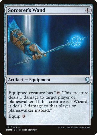 Sorcerer's Wand [Dominaria] | Mega City Incorporated