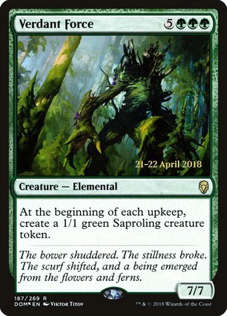 Verdant Force [Dominaria Promos] | Mega City Incorporated