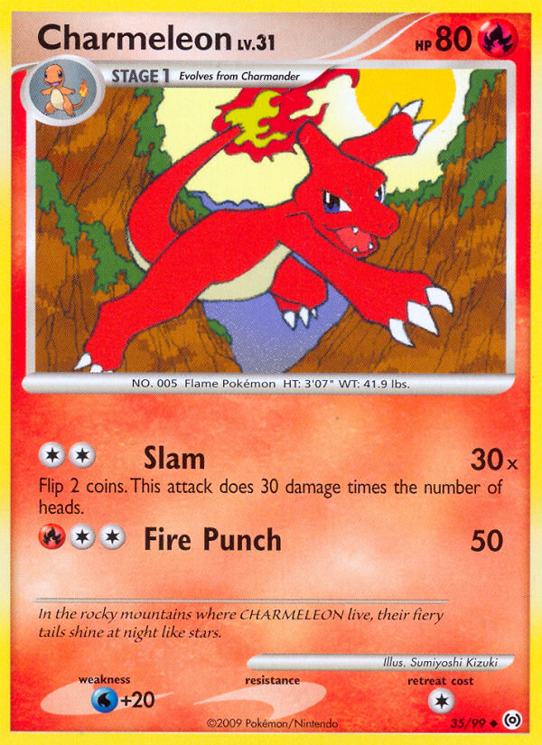 Charmeleon (35/99) [Platinum: Arceus] | Mega City Incorporated