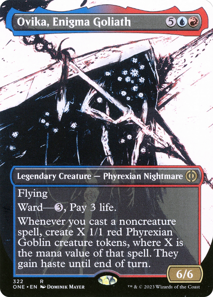 Ovika, Enigma Goliath (Borderless Ichor) [Phyrexia: All Will Be One] | Mega City Incorporated