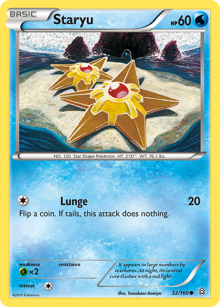 Staryu (32/160) [XY: Primal Clash] | Mega City Incorporated