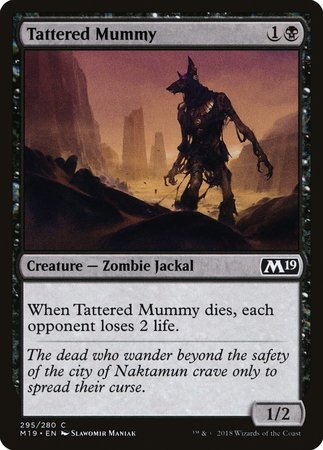 Tattered Mummy [Core Set 2019] | Mega City Incorporated