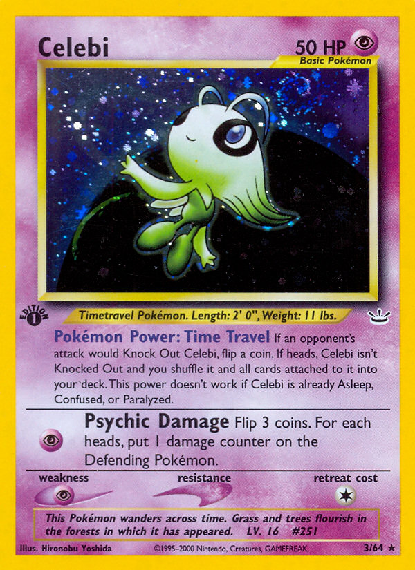 Celebi (3/64) [Neo Revelation 1st Edition] | Mega City Incorporated