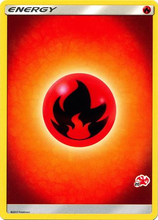 Fire Energy (Charizard Stamp #20) [Battle Academy 2020] | Mega City Incorporated