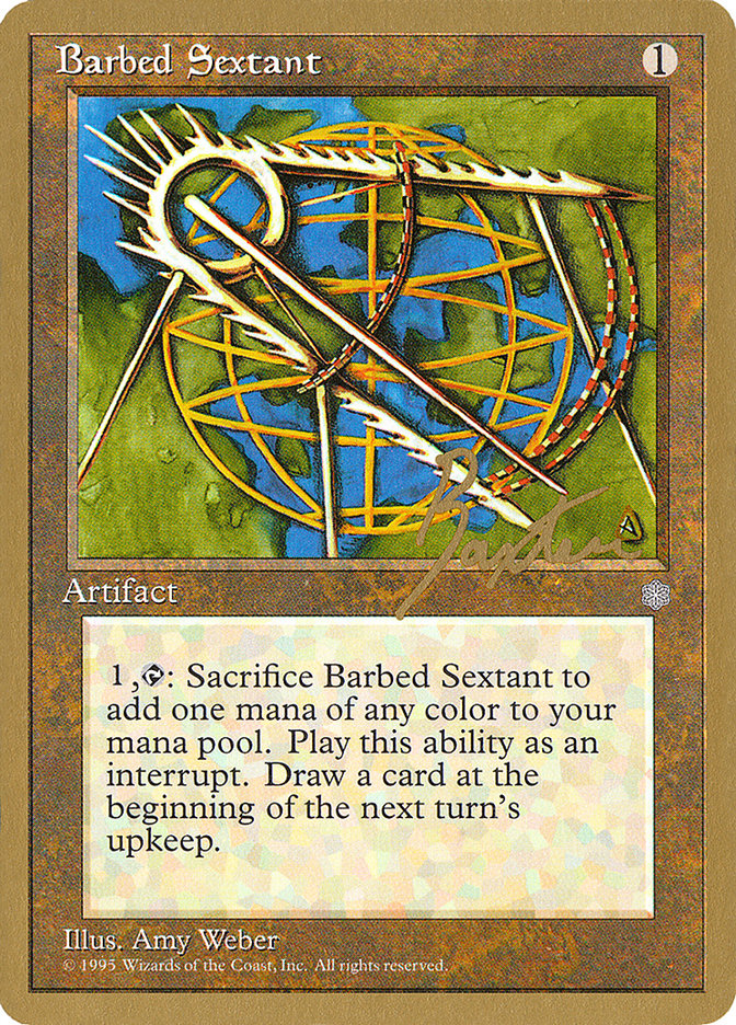 Barbed Sextant (George Baxter) [Pro Tour Collector Set] | Mega City Incorporated
