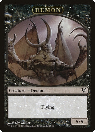 Demon Token [Avacyn Restored Tokens] | Mega City Incorporated