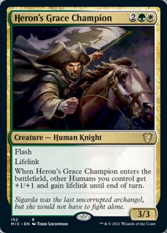 Heron's Grace Champion [Innistrad: Midnight Hunt Commander] | Mega City Incorporated