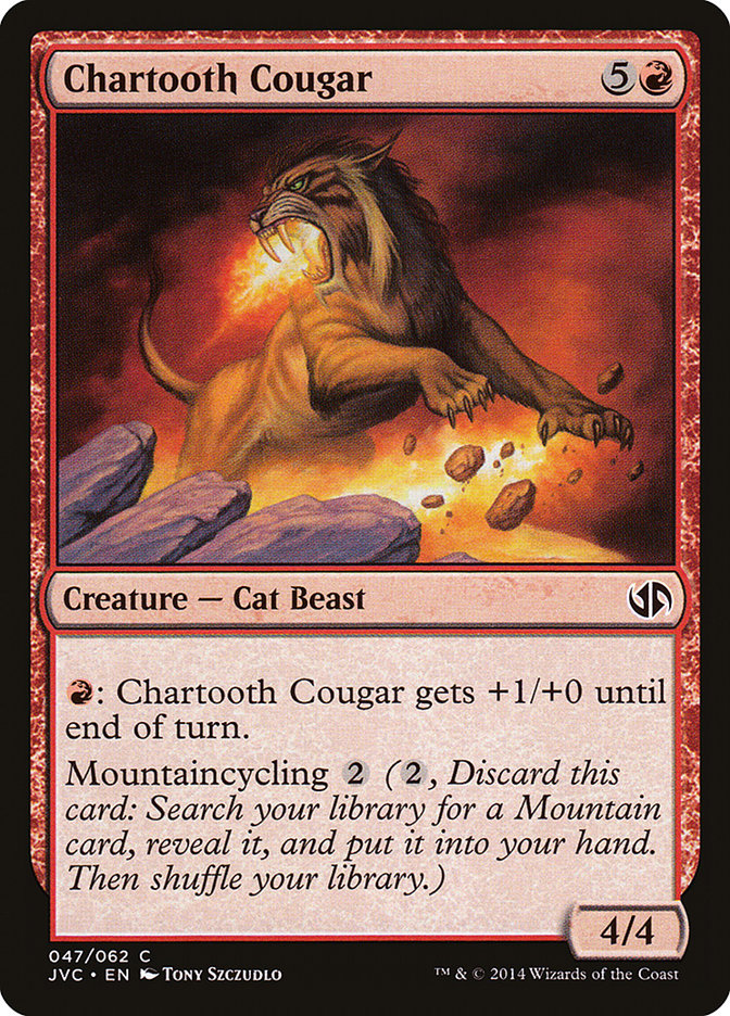 Chartooth Cougar [Duel Decks Anthology] | Mega City Incorporated