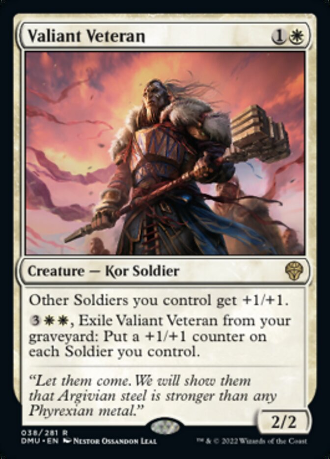 Valiant Veteran [Dominaria United] | Mega City Incorporated
