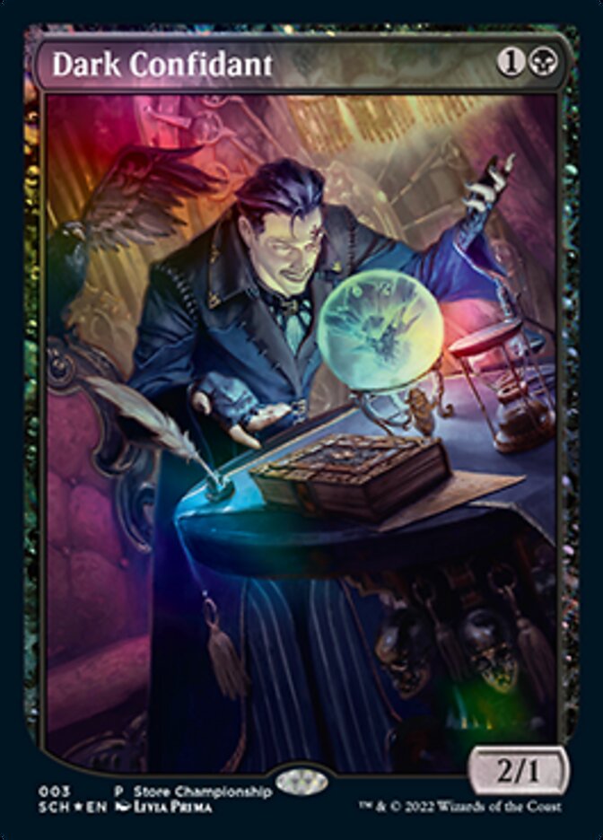 Dark Confidant (Extended Art) [Store Championships 2022] | Mega City Incorporated