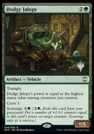 Dodgy Jalopy (Promo Pack) [Streets of New Capenna Commander Promos] | Mega City Incorporated