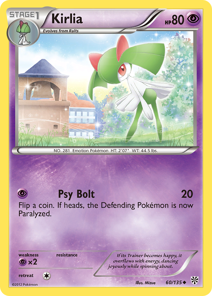 Kirlia (60/135) [Black & White: Plasma Storm] | Mega City Incorporated