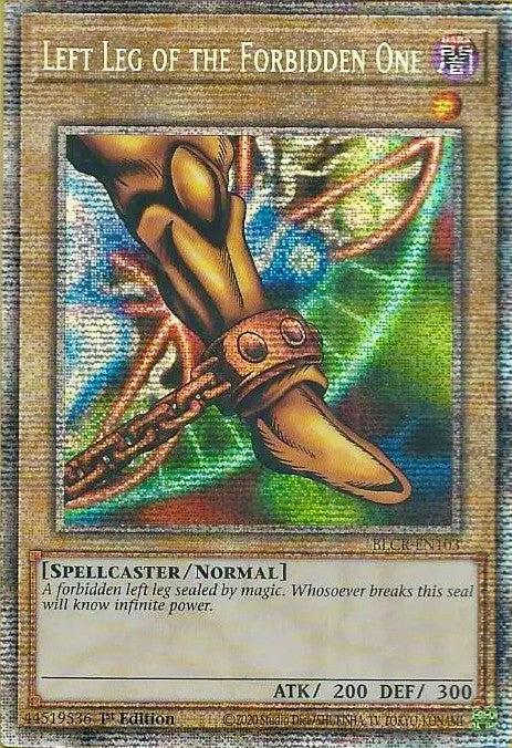 Left Leg of the Forbidden One [BLCR-EN103] Starlight Rare | Mega City Incorporated