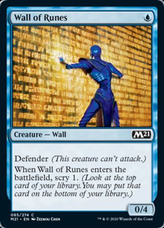 Wall of Runes [Core Set 2021] | Mega City Incorporated