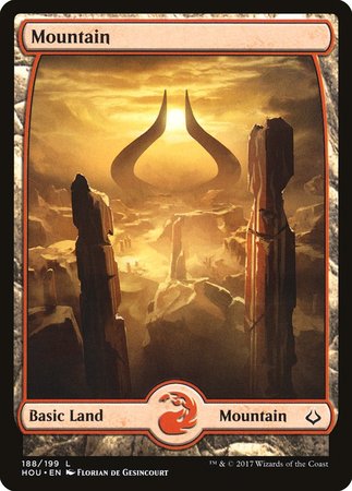 Mountain (188) - Full Art [Hour of Devastation] | Mega City Incorporated