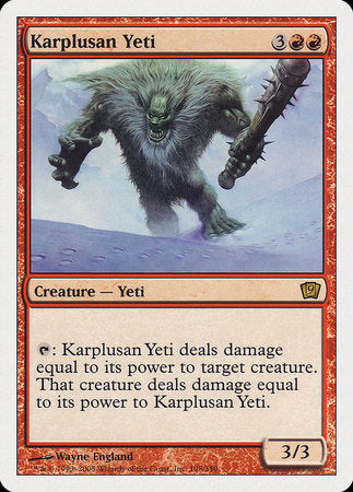 Karplusan Yeti [Ninth Edition] | Mega City Incorporated