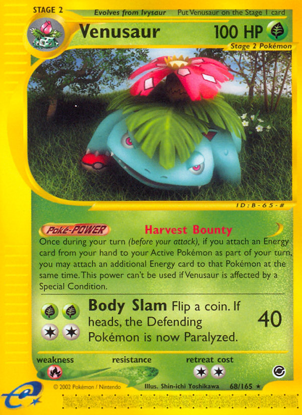 Venusaur (68/165) [Expedition: Base Set] | Mega City Incorporated