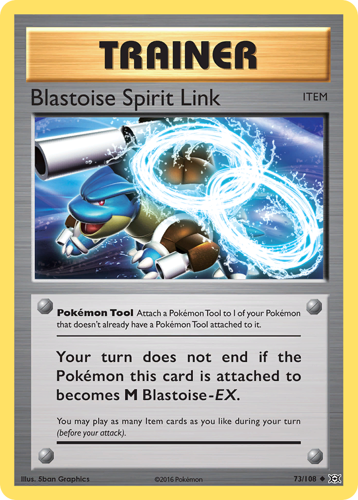 Blastoise Spirit Link (73/108) [XY: Evolutions] | Mega City Incorporated