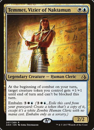 Temmet, Vizier of Naktamun [Amonkhet] | Mega City Incorporated