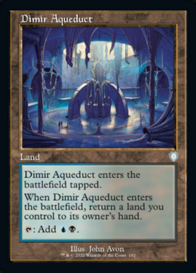 Dimir Aqueduct (Retro) [The Brothers' War Commander] | Mega City Incorporated