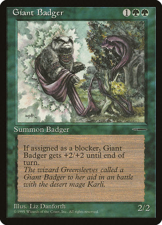 Giant Badger [HarperPrism Book Promos] | Mega City Incorporated