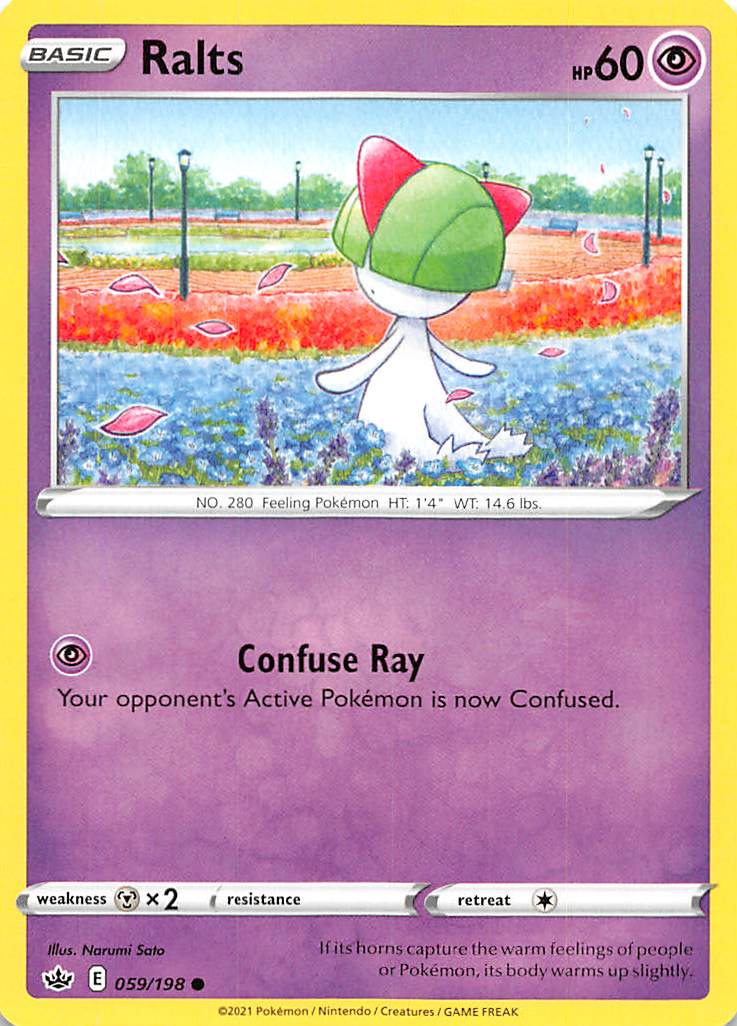 Ralts (059/198) [Sword & Shield: Chilling Reign] | Mega City Incorporated