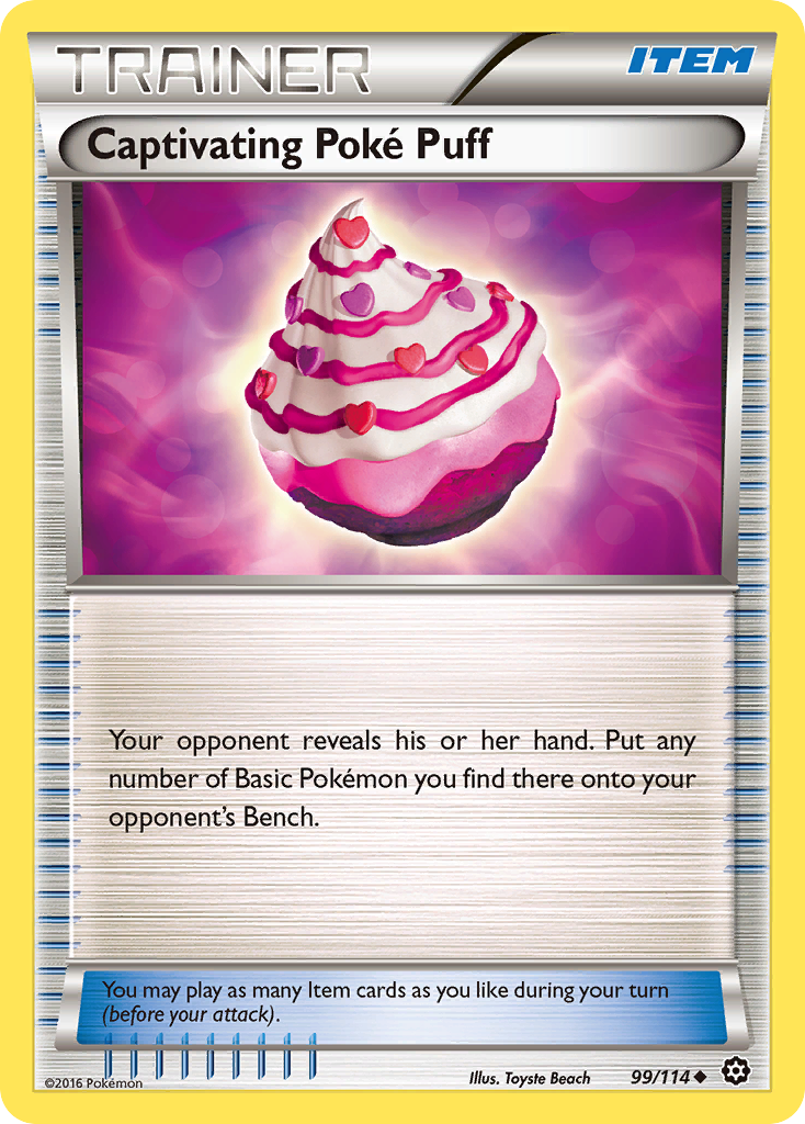 Captivating Poke Puff (99/114) [XY: Steam Siege] | Mega City Incorporated