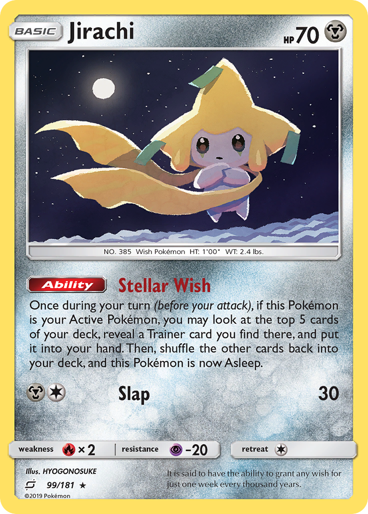 Jirachi (99/181) [Sun & Moon: Team Up] | Mega City Incorporated