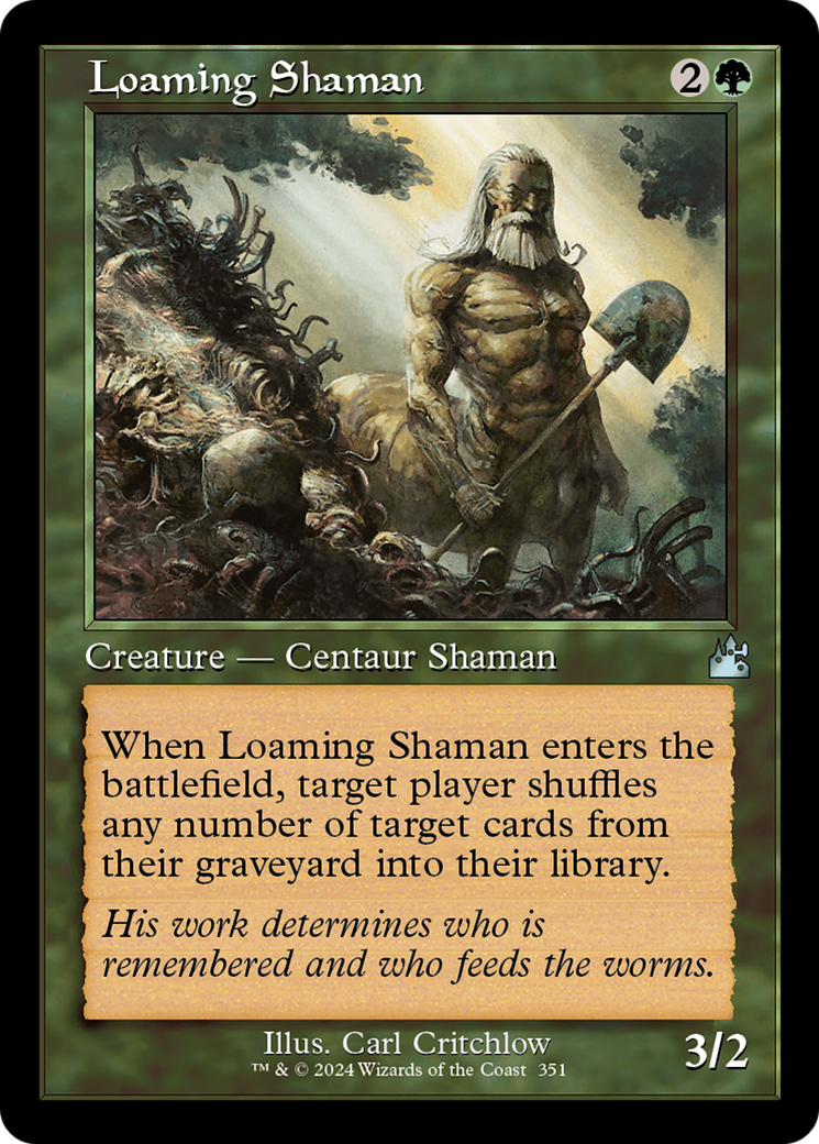 Loaming Shaman (Retro Frame) [Ravnica Remastered] | Mega City Incorporated