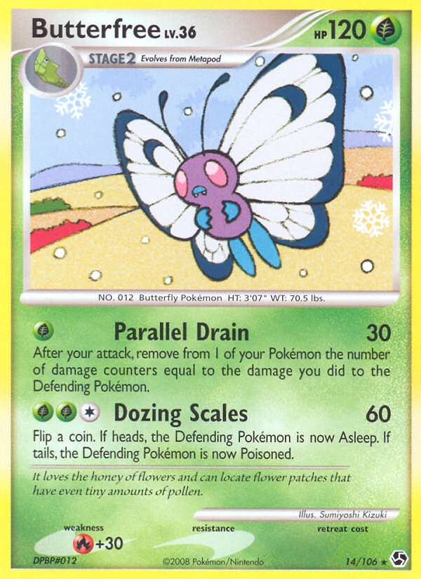 Butterfree (14/106) [Diamond & Pearl: Great Encounters] | Mega City Incorporated