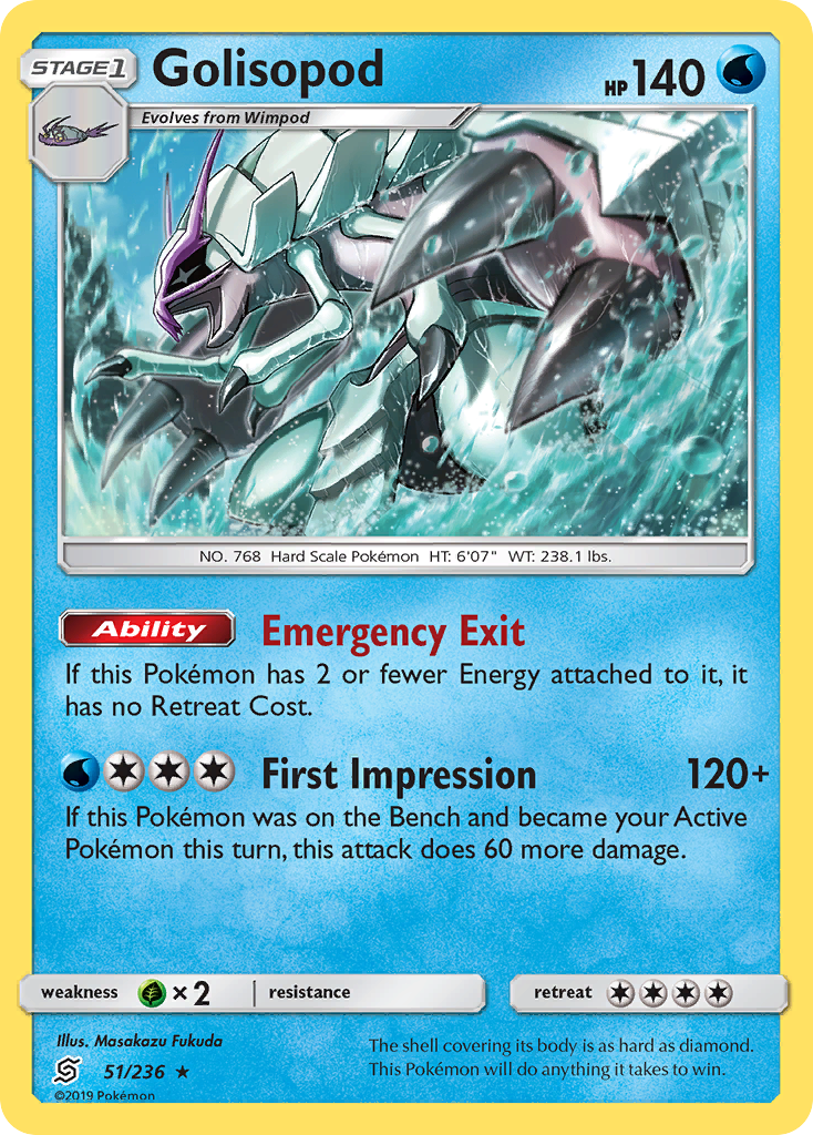 Golisopod (51/236) [Sun & Moon: Unified Minds] | Mega City Incorporated