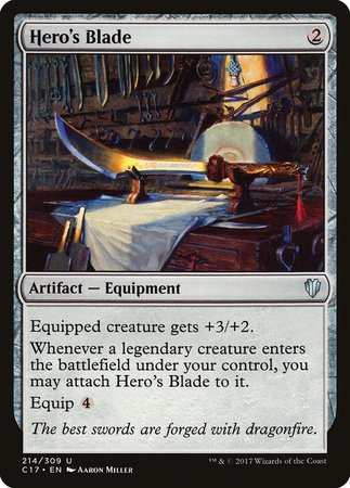 Hero's Blade [Commander 2017] | Mega City Incorporated