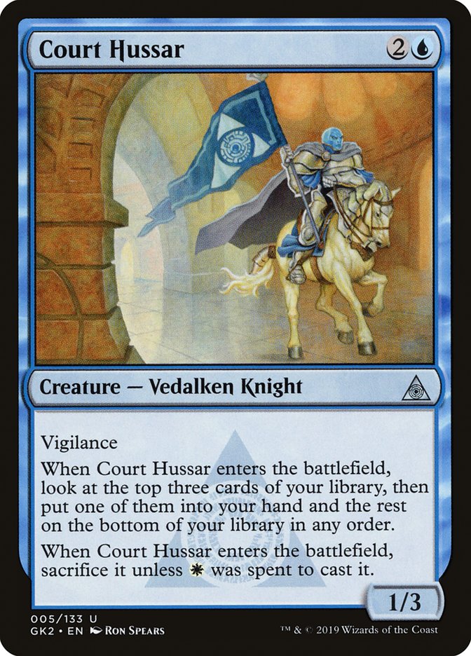 Court Hussar [Ravnica Allegiance Guild Kit] | Mega City Incorporated