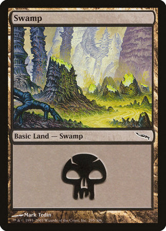 Swamp (295) [Mirrodin] | Mega City Incorporated