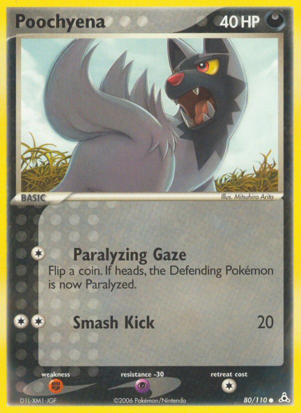 Poochyena (80/110) [EX: Holon Phantoms] | Mega City Incorporated
