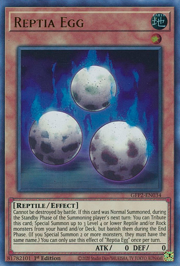 Reptia Egg [GFP2-EN034] Ultra Rare | Mega City Incorporated