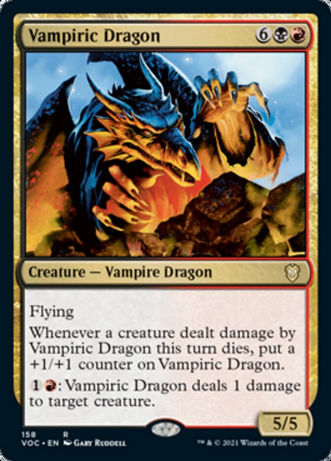 Vampiric Dragon [Innistrad: Crimson Vow Commander] | Mega City Incorporated